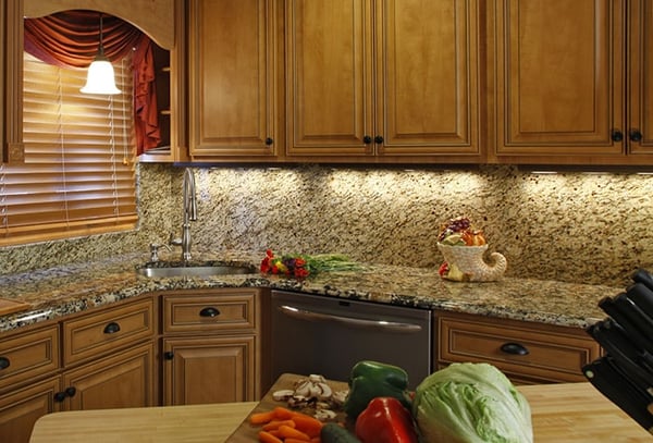 Craftsman Kitchen with Under Cabinet Lighting