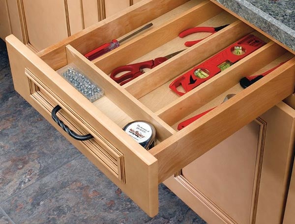 Two-Tier Drawer with Drawer K-Cup Organizer - Dura Supreme Cabinetry
