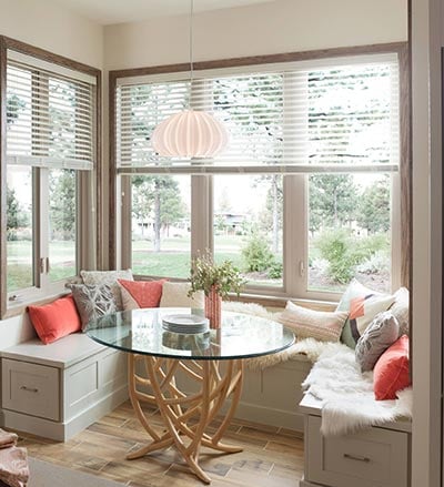 window kitchen banquette seating