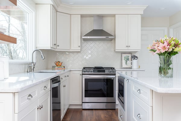 Barnwood Kitchen with Tile Backsplash