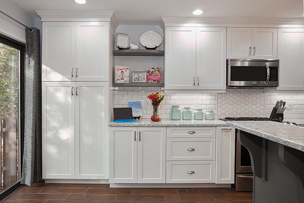 white cabinets small kitchen