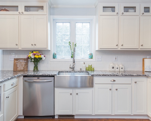 Stainless Steel Kitchen Cabinet Handles And Knobs stainless steel cabinet hardware in a white kitchen