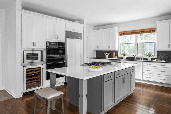 neutral countertop kitchen