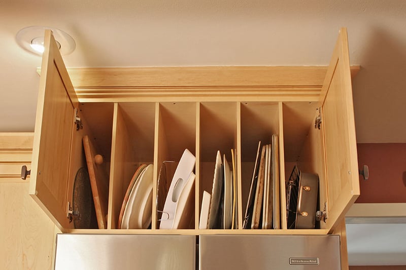 7 Kitchen Storage Solution Stars, Tray Storage Ideas