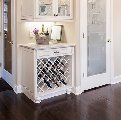 Add a Wine Cabinet in the Kitchen