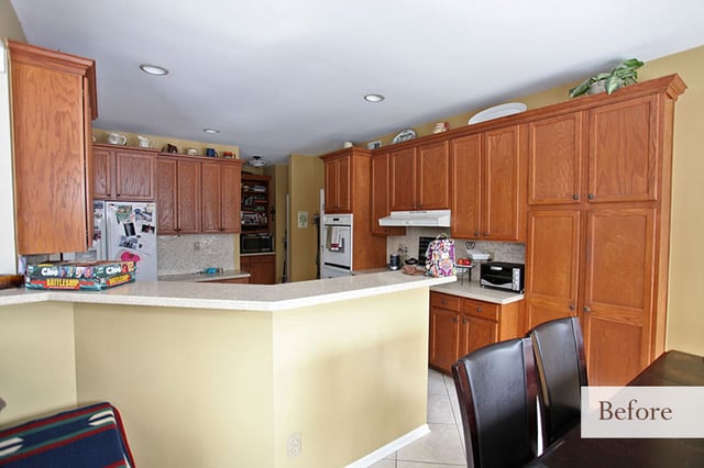 Kitchen Reveal: Breckenridge Cabinet Style in Antique White