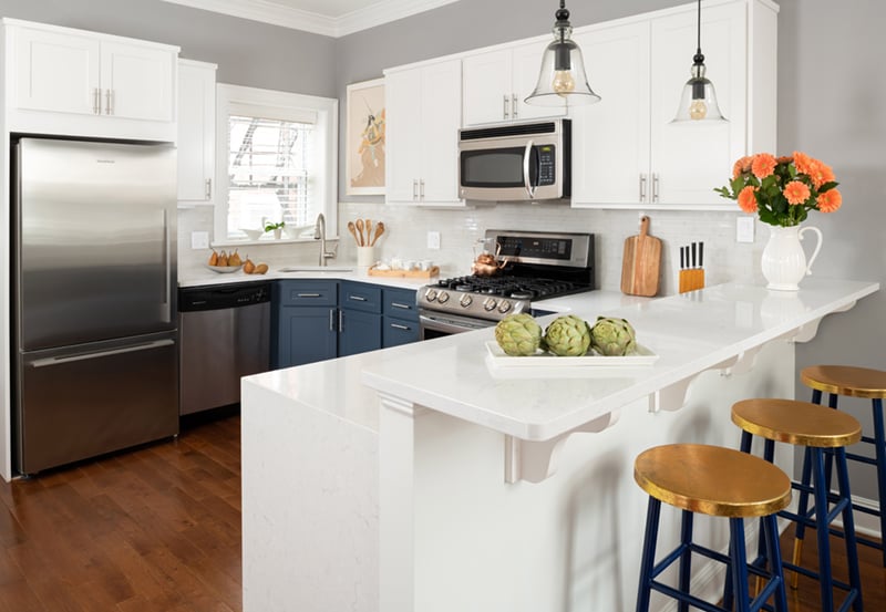 Waterfall Kitchen Countertop