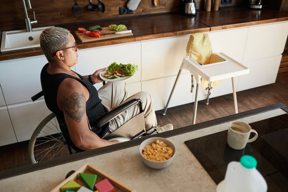 What should you consider when planning an accessible kitchen?