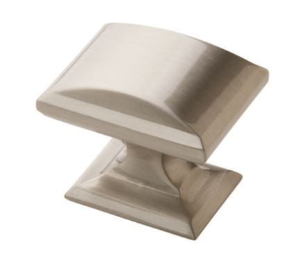 Candler Satin Nickel Rectangular Knob