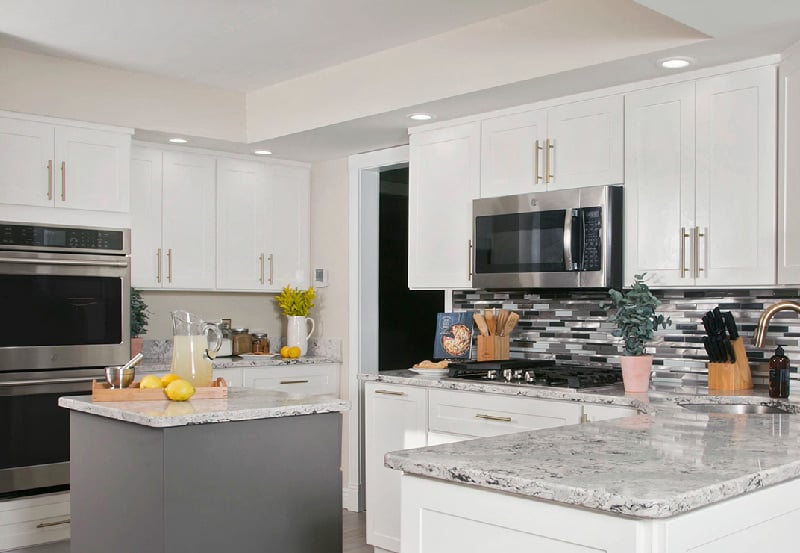 light in kitchen soffit