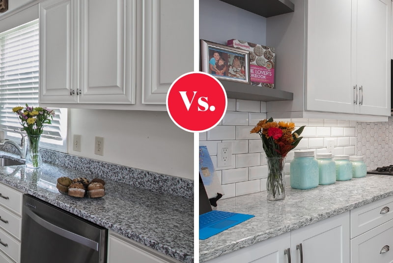 Standard vs. Full Height Backsplash