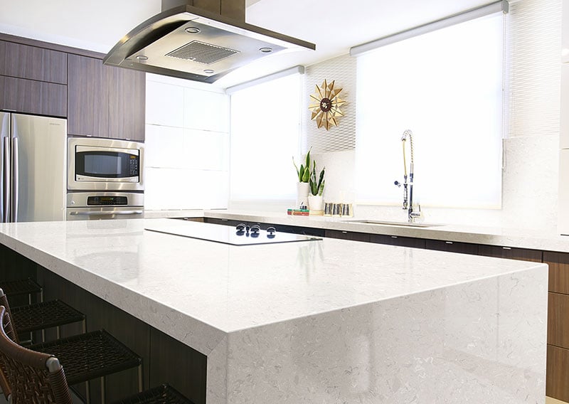 Waterfall Edges For Kitchen Countertops And Islands