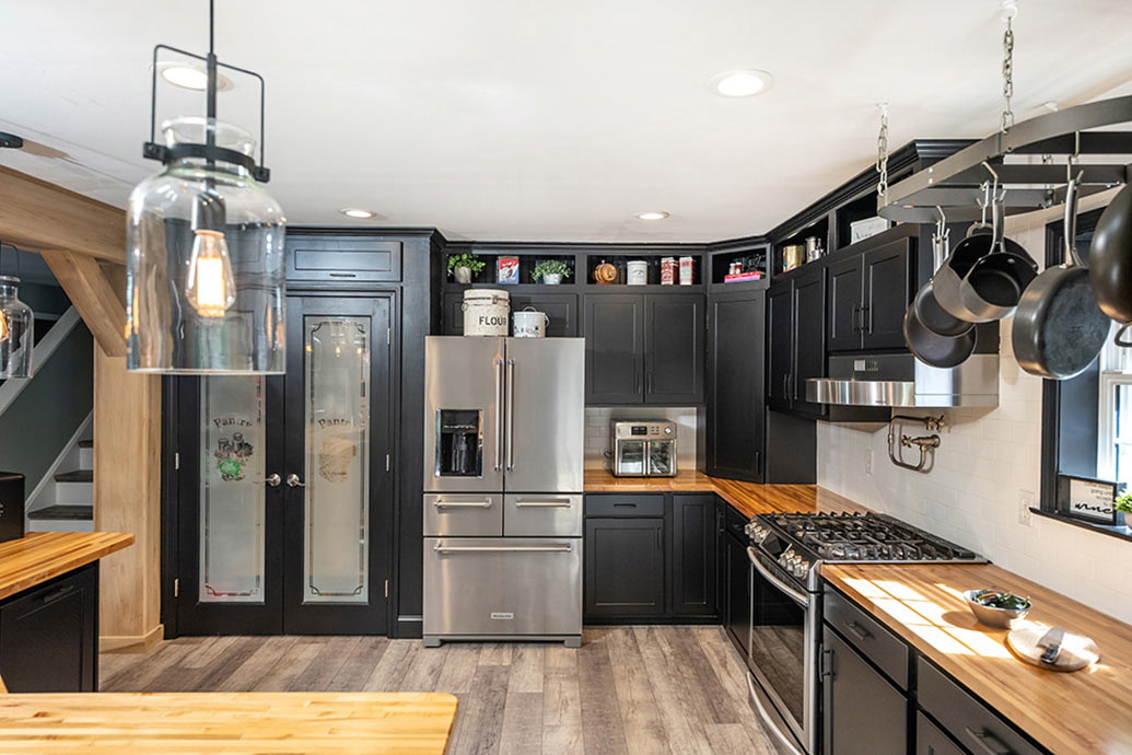 stainless steel kitchen