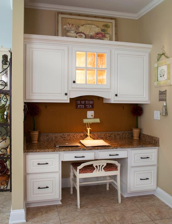 Small Home Office in the Kitchen